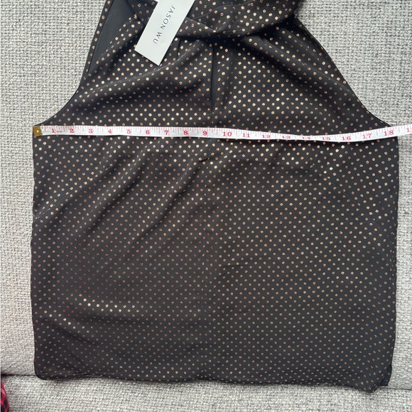 BNWT Jason Wu Tie-Neck Polka Dot Blouse Size M! - Picture 11 of 15